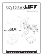 Body Solid Powerlift LSA 50 Assembly Instructions & Owner'S Manual preview