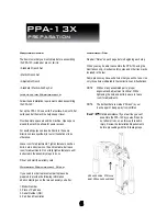 Предварительный просмотр 5 страницы Body Solid Powerline PPA-13X Owner'S Manual