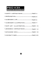 Preview for 3 page of Body Solid Powerline PSC-43X Owner'S Manual