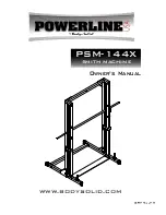 Body Solid Powerline PSM-144X Owner'S Manual preview