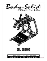 Body Solid SLS500 Owner'S Manual preview