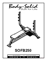 Preview for 1 page of Body Solid SOFB250 Assembly Instructions & Owner'S Manual