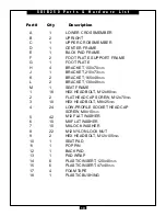 Preview for 9 page of Body Solid SOIB250 Assembly Instructions & Owner'S Manual