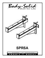 Body Solid SPR500P2 Assembly Instructions Manual preview