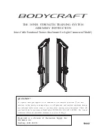 BodyCraft 50442 Assembly Instructions Manual preview