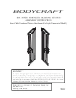 Preview for 1 page of BodyCraft 50442 Assembly Instructions Manual