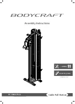 BodyCraft BC-CABLE-PULL Assembly Instructions Manual предпросмотр