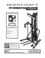 Preview for 1 page of BodyCraft CFT Owner'S Manual