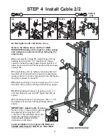 Preview for 10 page of BodyCraft CFT Owner'S Manual