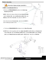 Предварительный просмотр 19 страницы BodyCraft E1000 Owner'S Manual