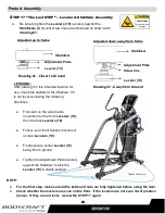 Предварительный просмотр 29 страницы BodyCraft E1000 Owner'S Manual