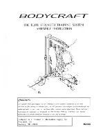 BodyCraft ELITE Assembly Manual preview