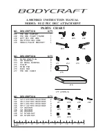 BodyCraft F412 Assembly & Instruction Manual preview