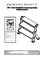 BodyCraft F530 Owner'S Manual предпросмотр