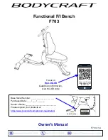 BodyCraft F703 Owner'S Manual preview