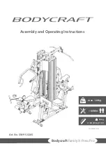 BodyCraft Family XPress Pro Assembly And Operating Instructions Manual предпросмотр