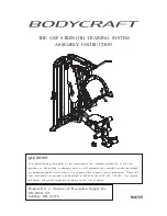 BodyCraft GXP Assembly Instruction Manual preview