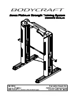 BodyCraft Jones Platinum JP1000.1 Owner'S Manual preview