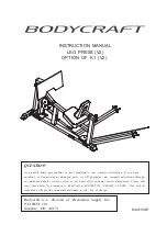 BodyCraft MA4109LP Instruction Manual preview