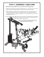 Preview for 9 page of BodyCraft MA605 Assembly Instructions Manual