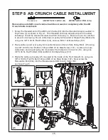 Preview for 16 page of BodyCraft MA605 Assembly Instructions Manual