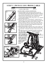 Предварительный просмотр 9 страницы BodyCraft MA6053LP Instruction Manual