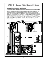 Предварительный просмотр 8 страницы BodyCraft OPTION OF K1 GYM Instruction Manual