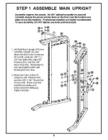 Preview for 7 page of BodyCraft PFT CABLE GYM Instruction Manual