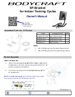 Предварительный просмотр 1 страницы BodyCraft SP-Bracket-001-ASM Owner'S Manual