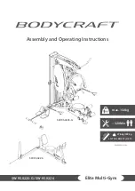 BodyCraft SW-95.0225-G Assembly And Operating Instructions Manual preview