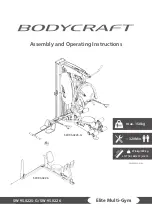 Preview for 1 page of BodyCraft SW-95.0225-G Assembly And Operating Instructions Manual