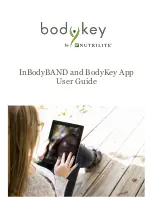 Bodykey InBodyBAND User Manual preview