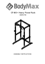 BODYMAX CF485+ Assembly Instructions Manual preview