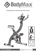 Preview for 1 page of BODYMAX CVEB2706 Assembly And Operating Instructions Manual