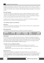 Preview for 20 page of BODYMAX CVRM2709 Assembly And Operating Instructions Manual