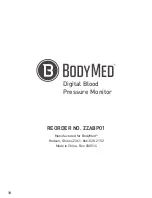 Предварительный просмотр 18 страницы BodyMed ZZABP01 Instruction Manual