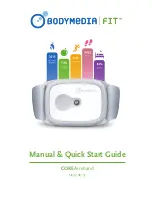 Предварительный просмотр 1 страницы BodyMedia Fit AB155 Manual & Quick Start Manual