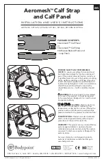 Bodypoint Aeromesh  SP102L Installation And User Instructions Manual preview