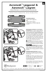 Предварительный просмотр 10 страницы Bodypoint Aeromesh  SP102L Installation And User Instructions Manual