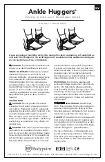 Предварительный просмотр 7 страницы Bodypoint Ankle Huggers FT210 Installation And User Instructions Manual