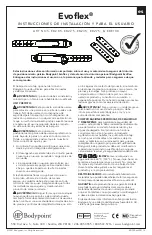 Предварительный просмотр 4 страницы Bodypoint EVOFLEX EB205 Installation And User Instructions Manual