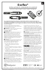 Предварительный просмотр 7 страницы Bodypoint EVOFLEX EB205 Installation And User Instructions Manual