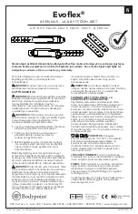 Предварительный просмотр 13 страницы Bodypoint EVOFLEX EB205 Installation And User Instructions Manual