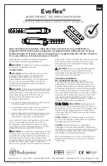 Предварительный просмотр 25 страницы Bodypoint EVOFLEX EB205 Installation And User Instructions Manual