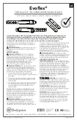 Предварительный просмотр 31 страницы Bodypoint EVOFLEX EB205 Installation And User Instructions Manual