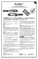 Предварительный просмотр 46 страницы Bodypoint EVOFLEX EB205 Installation And User Instructions Manual