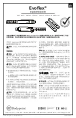 Предварительный просмотр 49 страницы Bodypoint EVOFLEX EB205 Installation And User Instructions Manual