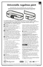 Preview for 29 page of Bodypoint SP110L Installation And User Instructions Manual