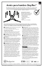 Предварительный просмотр 3 страницы Bodypoint Stayflex SH350 Installation And User Instructions Manual