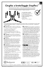 Предварительный просмотр 13 страницы Bodypoint Stayflex SH350 Installation And User Instructions Manual